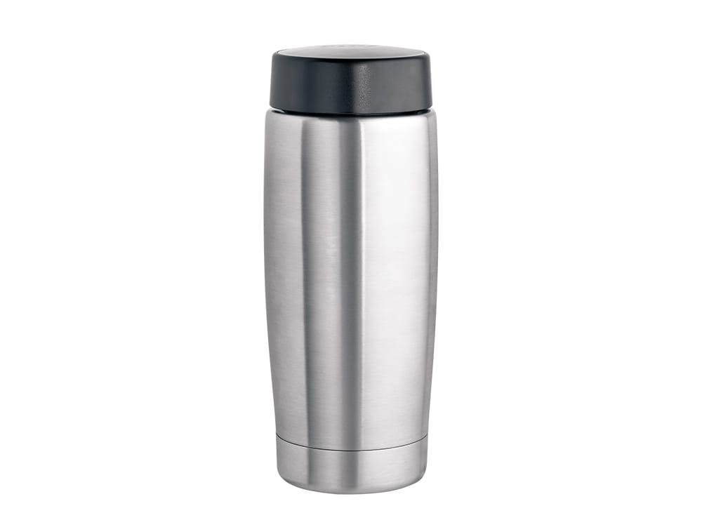 milk in stainless steel thermos
