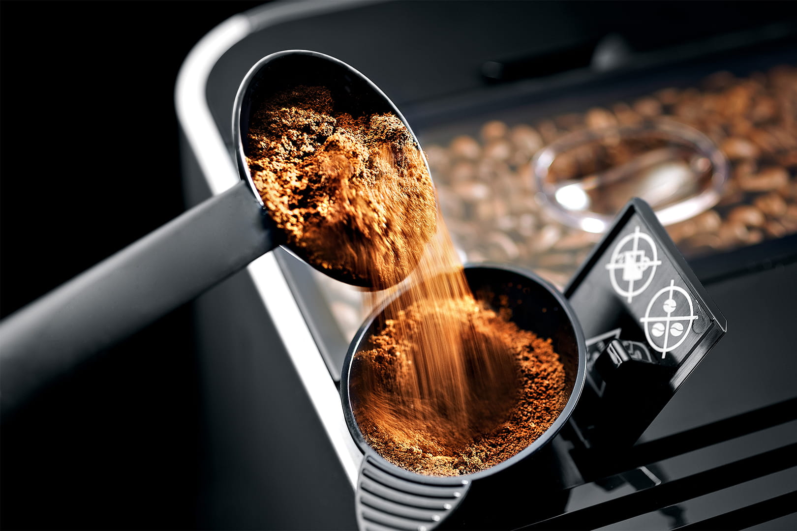 кофемашина miele cva 6401 hvbr. B. Miele cva6401. молотый кофе в многоразовой капсуле. кофеварка с молотым кофе.